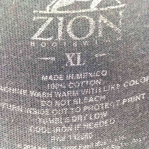 ZION ROOTSWEAR フロントプリント S/S Tシャツ メンズ import:XL